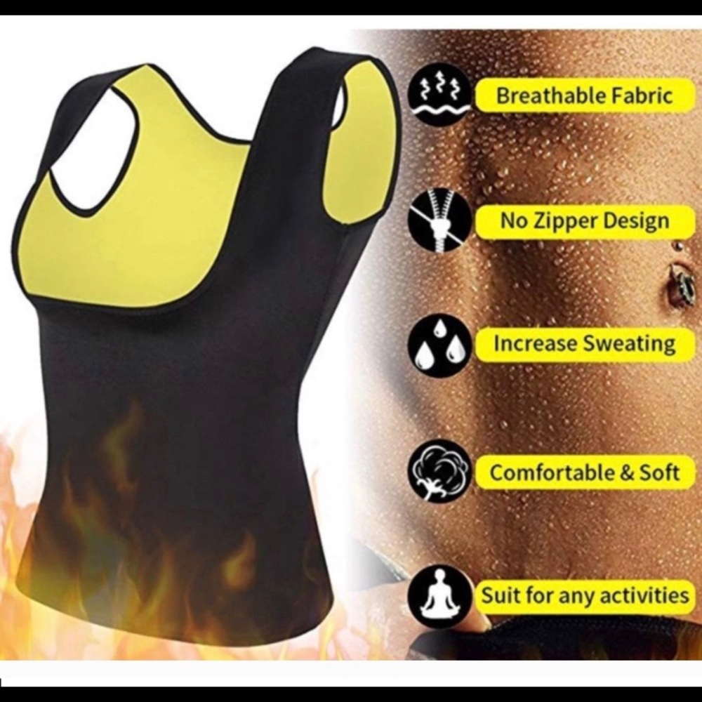 Top and bottom sweat body shaper